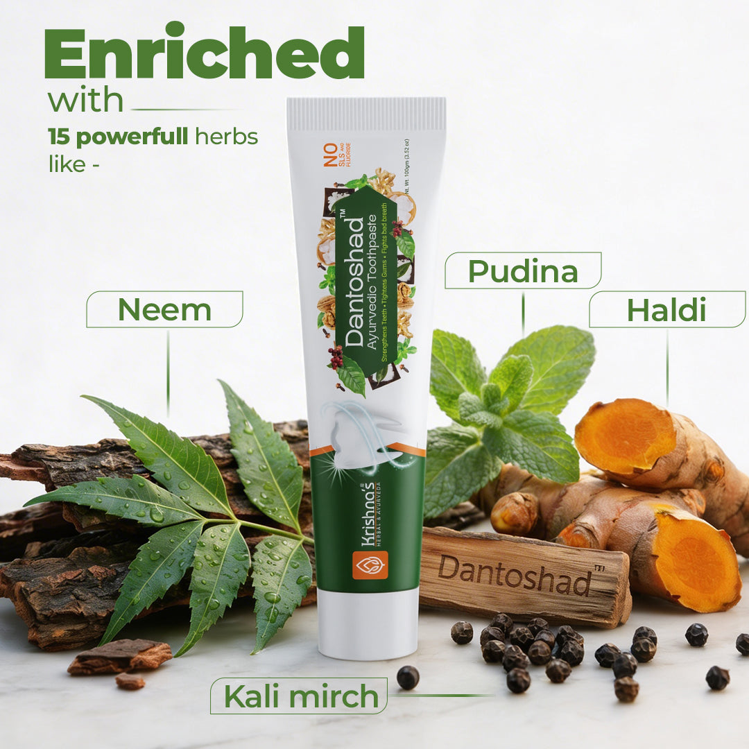 Ingredients of dantoshad toothpaste