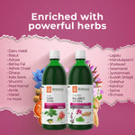 ingredients of she care & Thyro balance juice