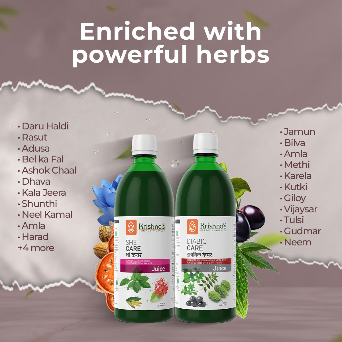 Ingredients of she & Diabic Care Juice