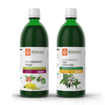 Krishna's Painshunya Juice and Harshringar leaf juice combo