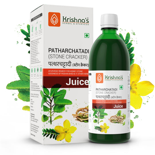 KRISHNA AYURVEDA Pathar Chatadi Juice Stone craker Bottle of 1000 ML