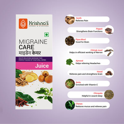 Migraine Care Juice Ingredients