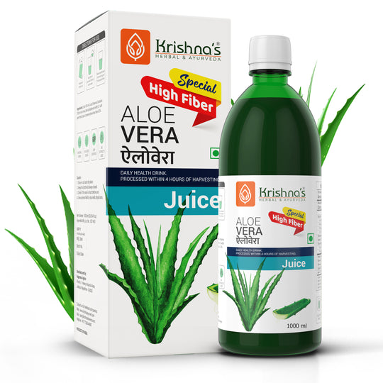 KRISHNA AYURVEDA ALOEVERA JUICE Bottle of 1000 ML