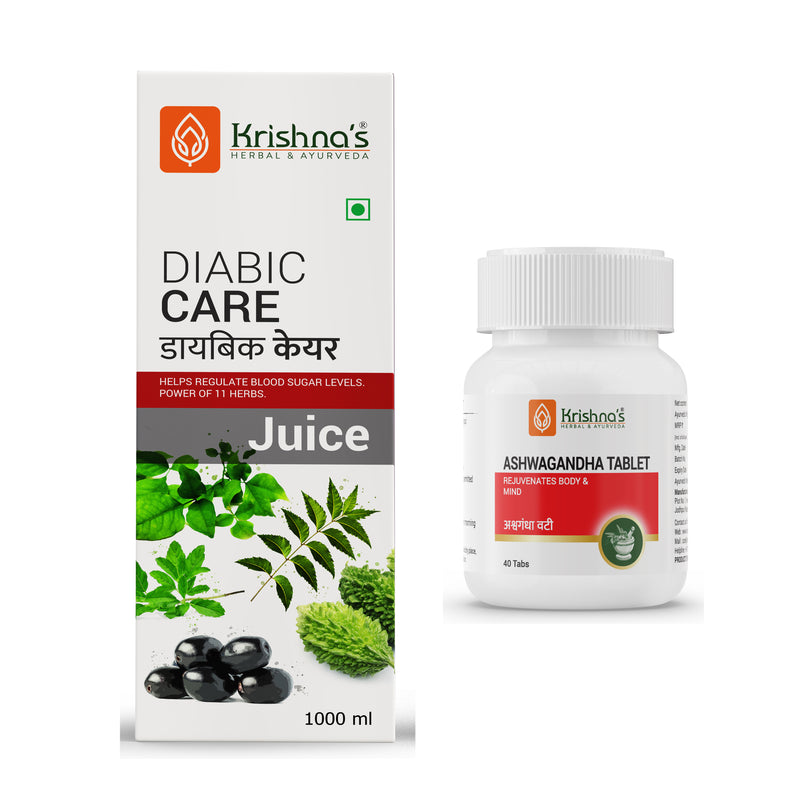Diabic Health Combo -Diabic Care 1000 ml | Ashwagandha Tablet