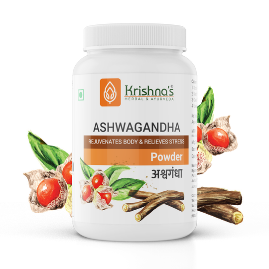 KH ASHWAGANDHA POWDER100GM Bottle of 200 GM