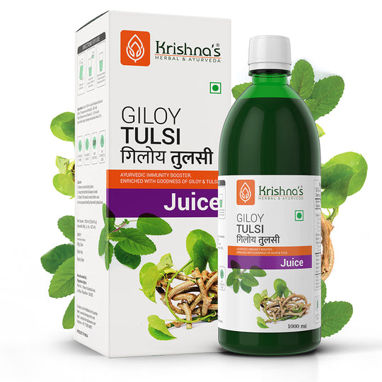 KRISHNA AYURVEDA GELOY TULSI Bottle of 1000 ML