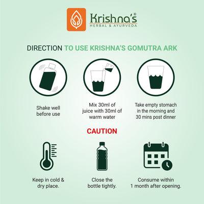 Gomutra Ark Juice Direction to Use