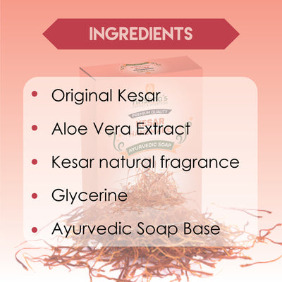 Kesar Handmade SOAP Ingredients