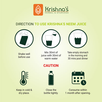 Neem Juice Direction to use