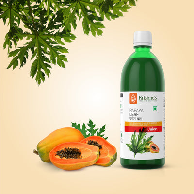 Papaya Leaf Juice with papaya