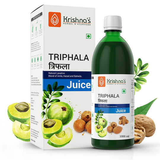 KRISHNA AYURVEDA TRIPHALA JUICE Bottle of 1000 ML