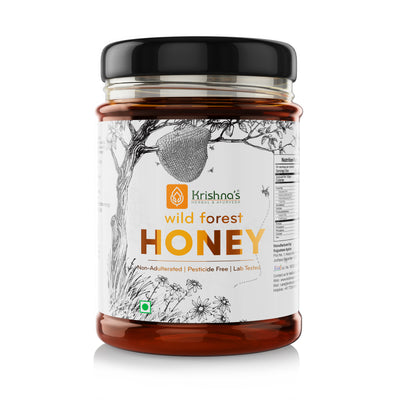 Krishna's 100% Pure Wild Forest Honey - No Additives Or Preservatives